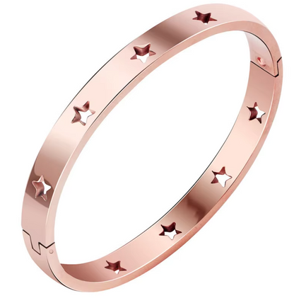 Round bracelet with stars