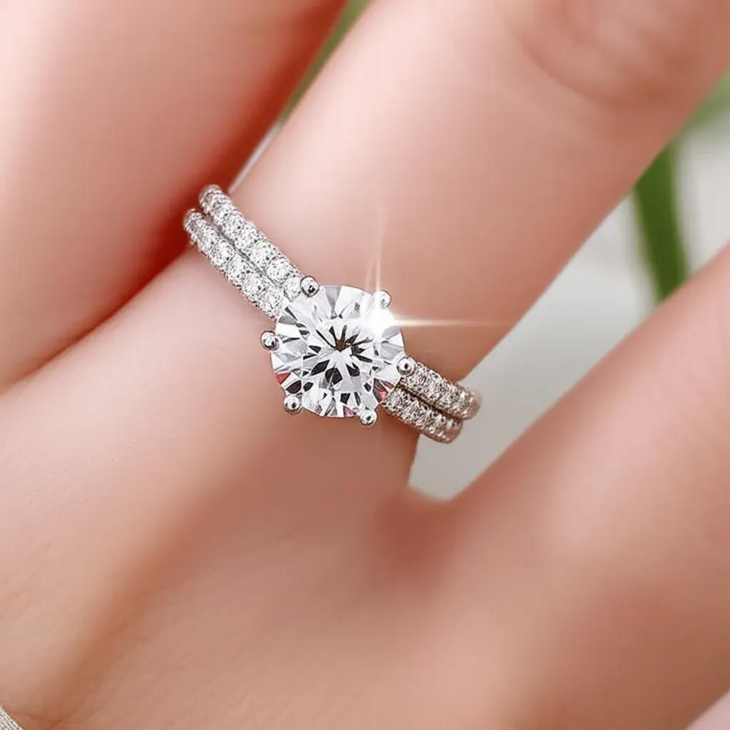 Exquisite Moissanite Rings for Women, Fine Jewelry Collection