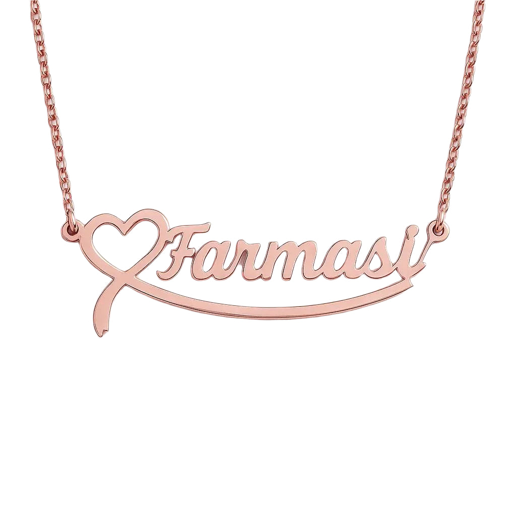 Rose gold Farmasi necklace with delicate chain