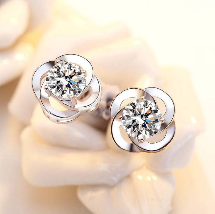 Clover Silver Earrings