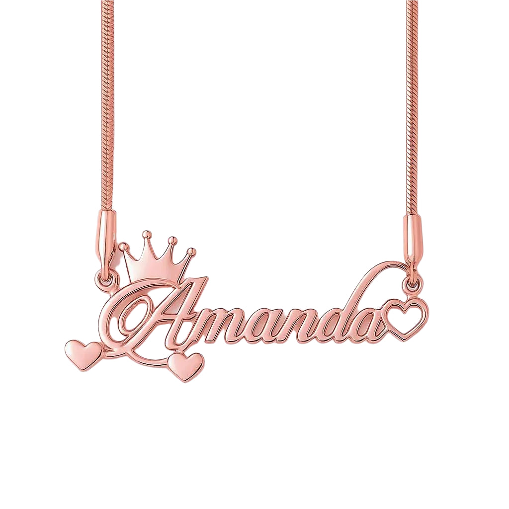 "Amanda" in script font