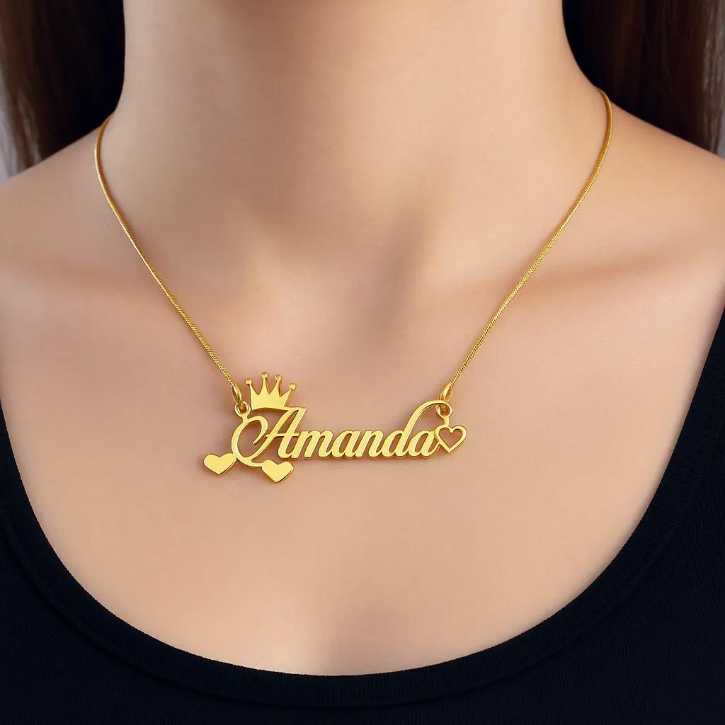 "Amanda" in script font model