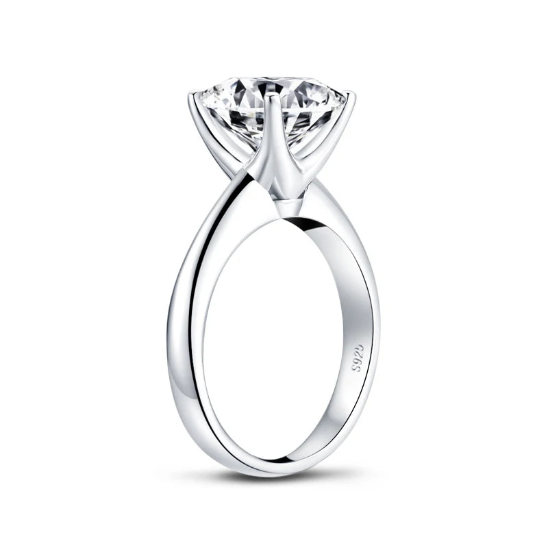 3 Carat Moissanite Ring Jewelry.
