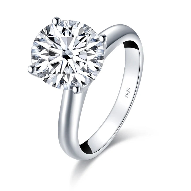 3 Carat Moissanite Ring Jewelry.