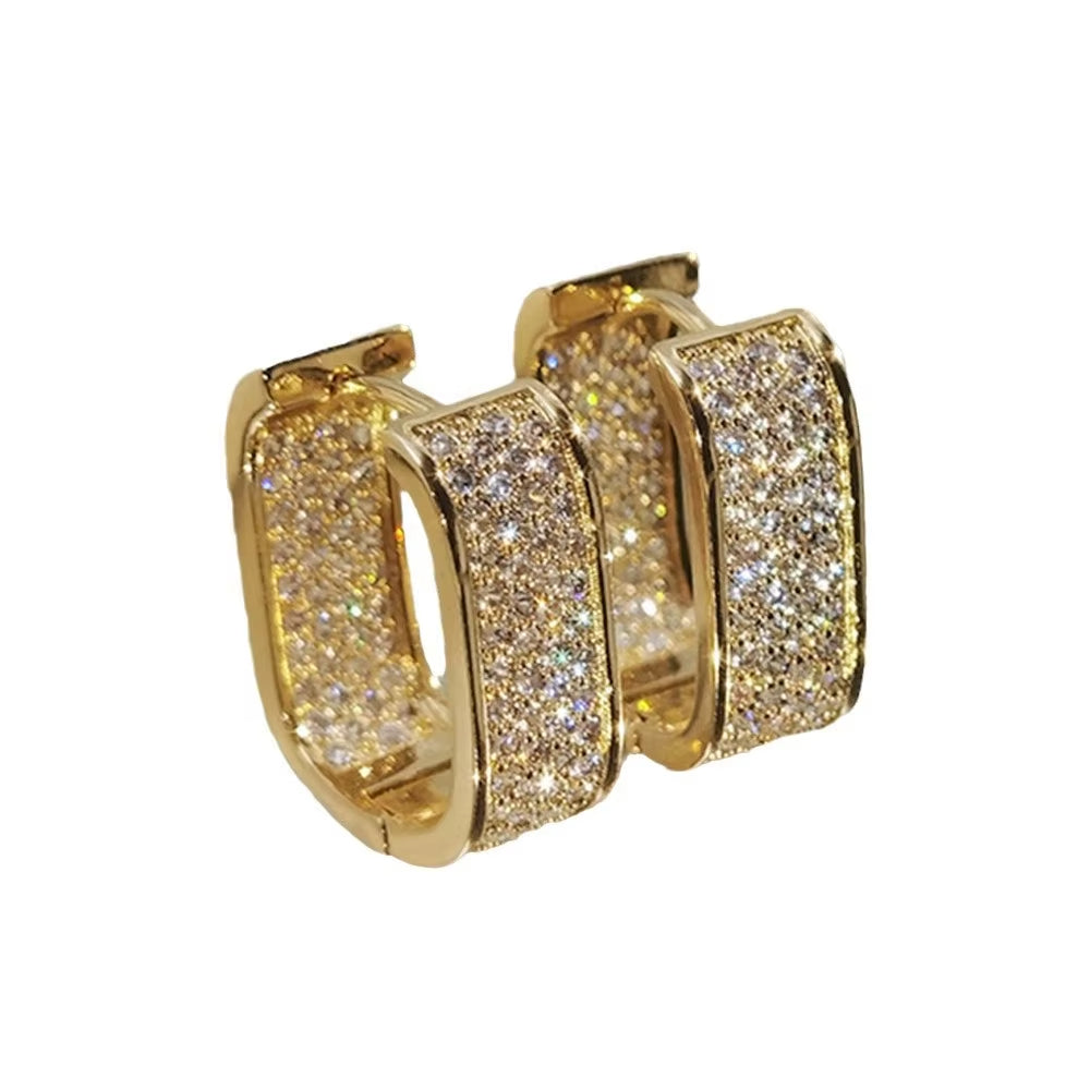 Fashion Hoop Earrings for Women Hot Jewelry Gold