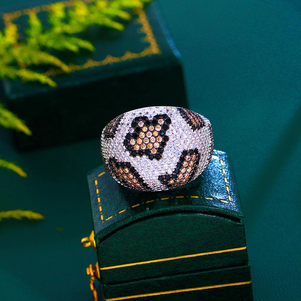 Leopard Print Rings.