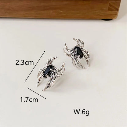 Retro Spider Stud Earring