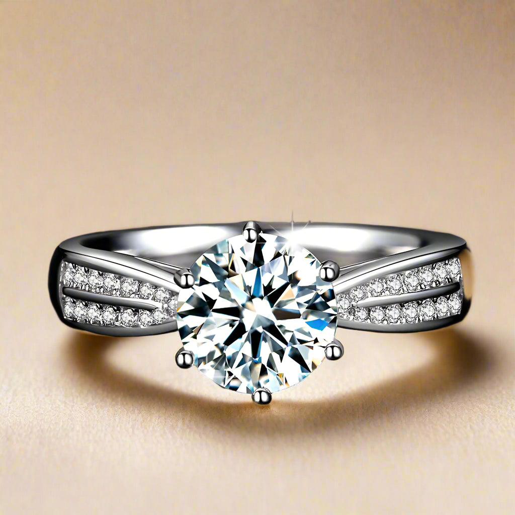 Exquisite Moissanite Rings for Women, Fine Jewelry Collection