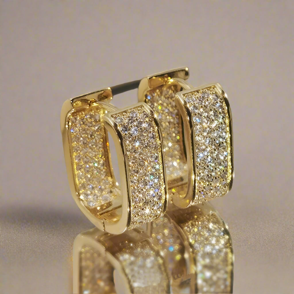 Fashion Hoop Earrings for Women Hot Jewelry Gold