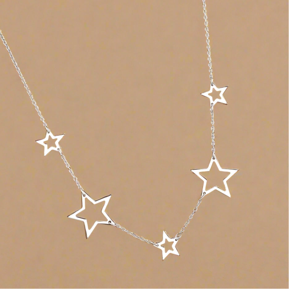  Trendy celestial-inspired gold necklace for women