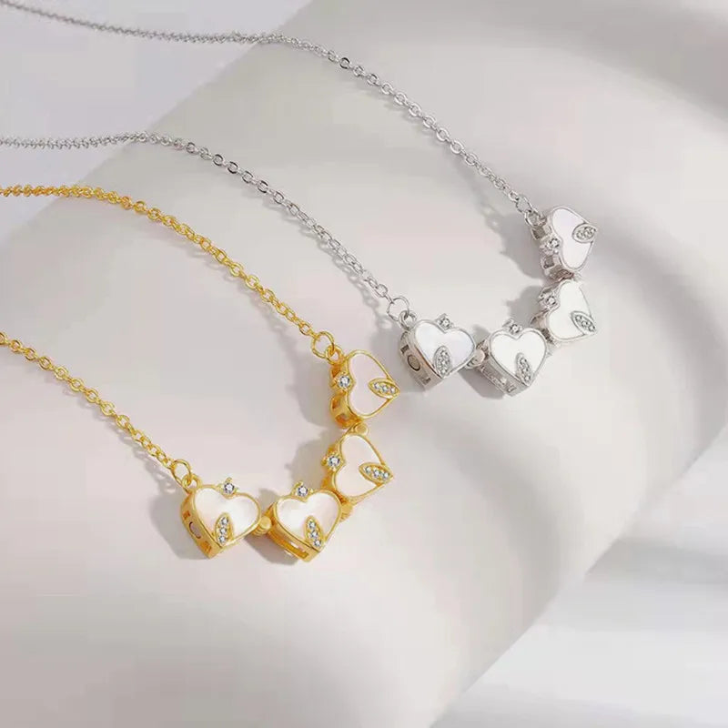 Magnetic Clover Pendant: Elegant Fine Jewelry for Women