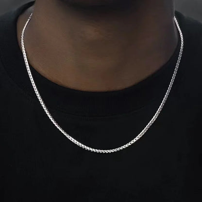 3mm  Cuban Chain Necklace Men