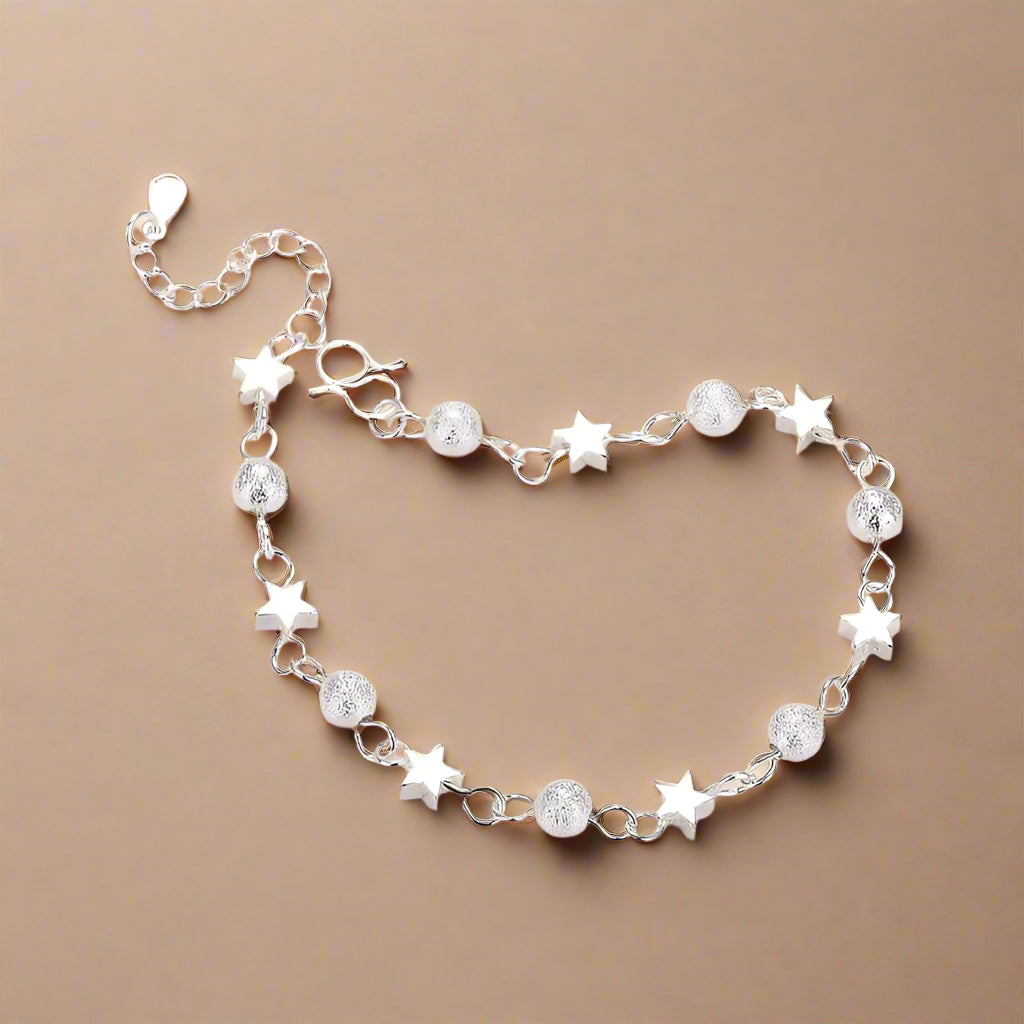 Trendy fashion stars bracelet with luxury fine jewelry design