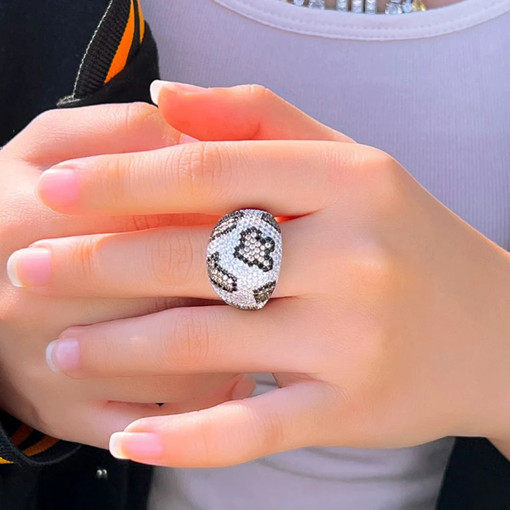 Leopard Print Rings.
