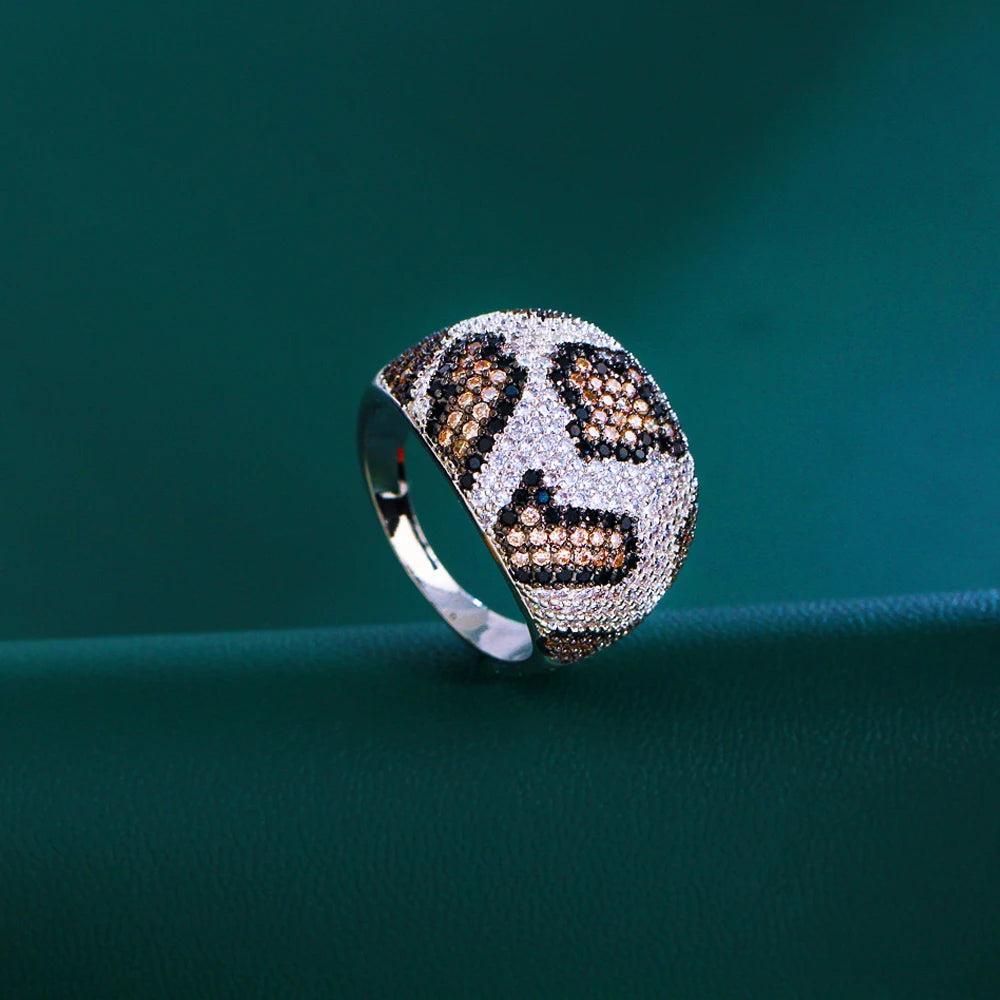 Leopard Print Rings.
