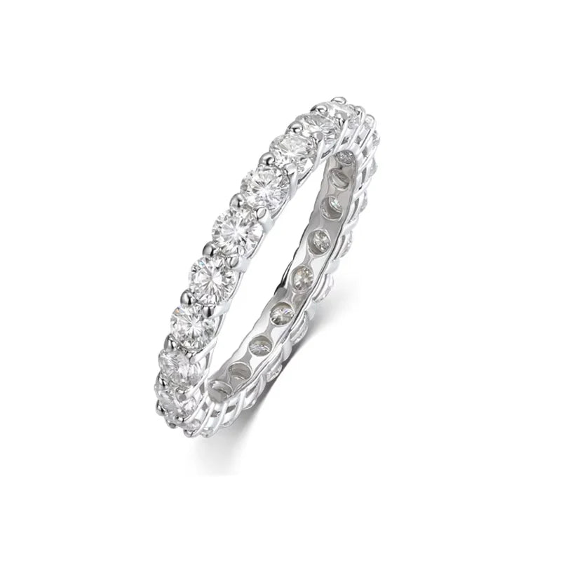 EternaGlow Moissanite Eternity Ring