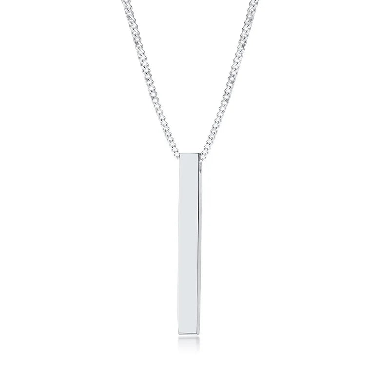 Vertical Bar Necklaces for Men.