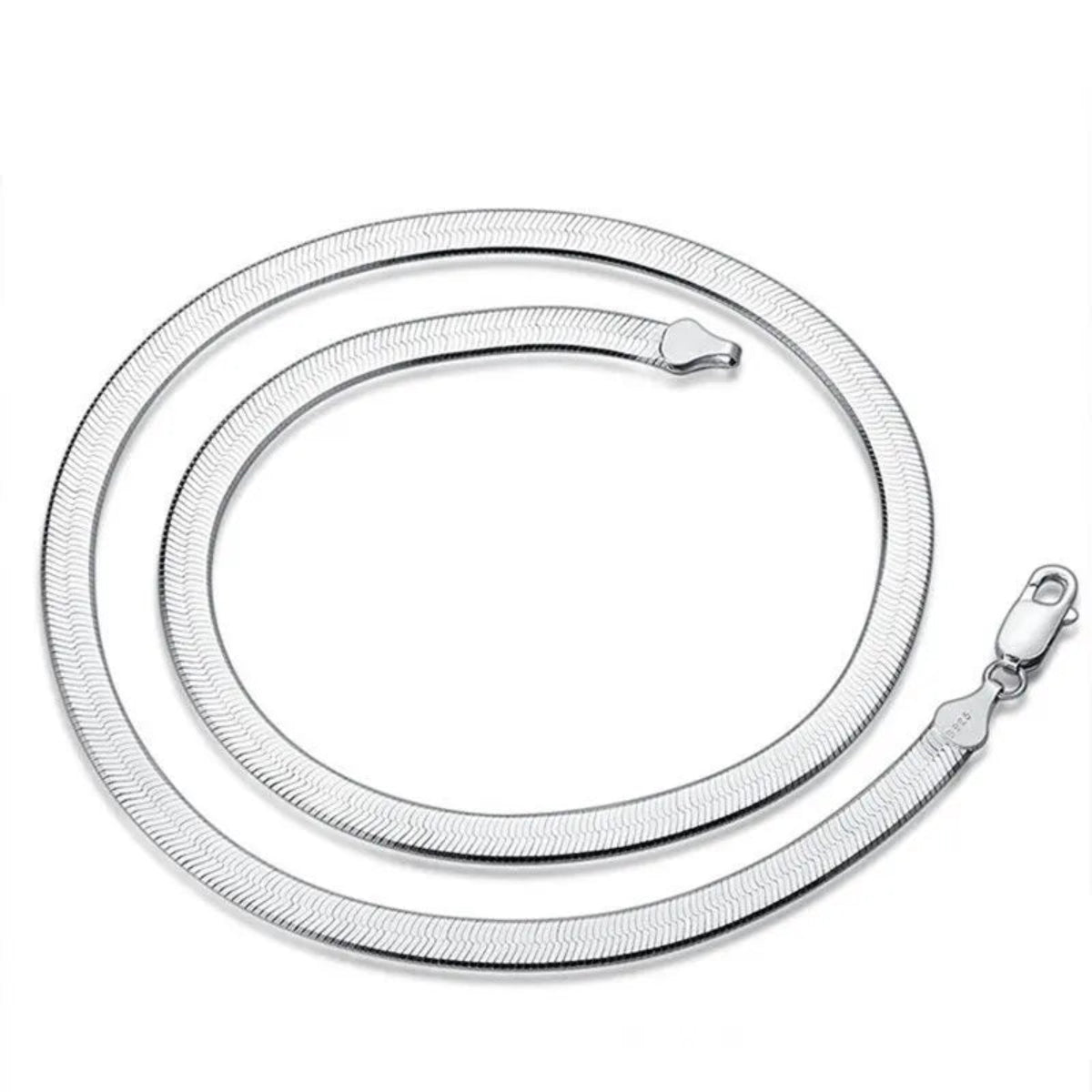 YANNEY New 925 sterling silver 20/45/50/55/60cm Blade Chain.