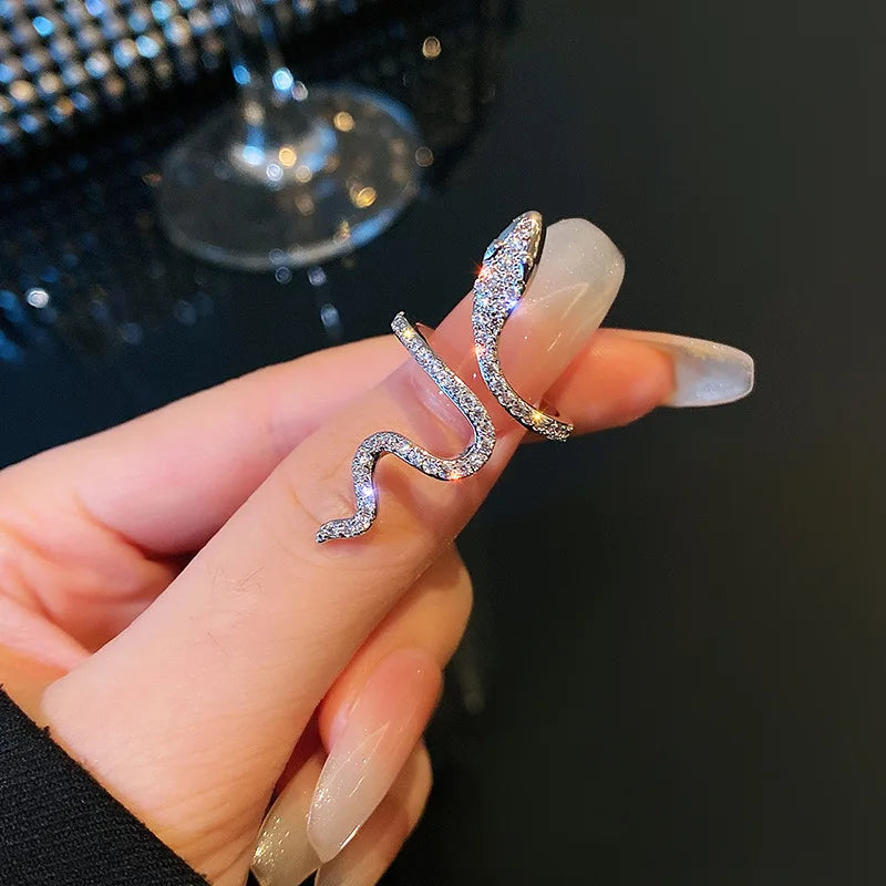 Open Snake Ring Adjustable Fashion