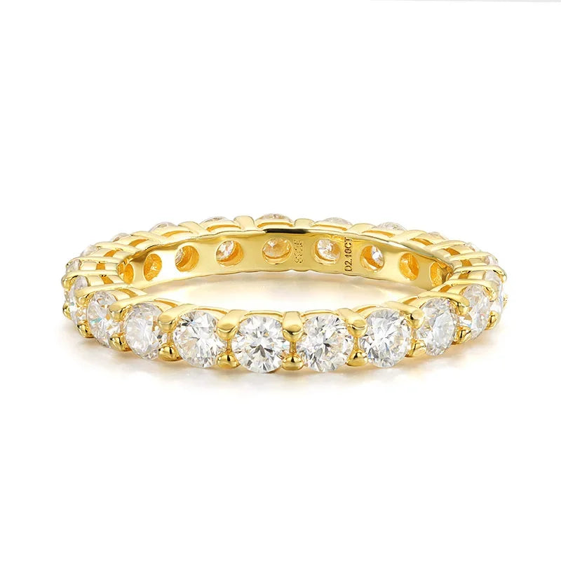 EternaGlow Moissanite Eternity Ring