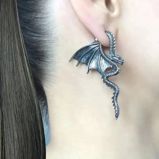 Detachable Dragon Stud Earrings