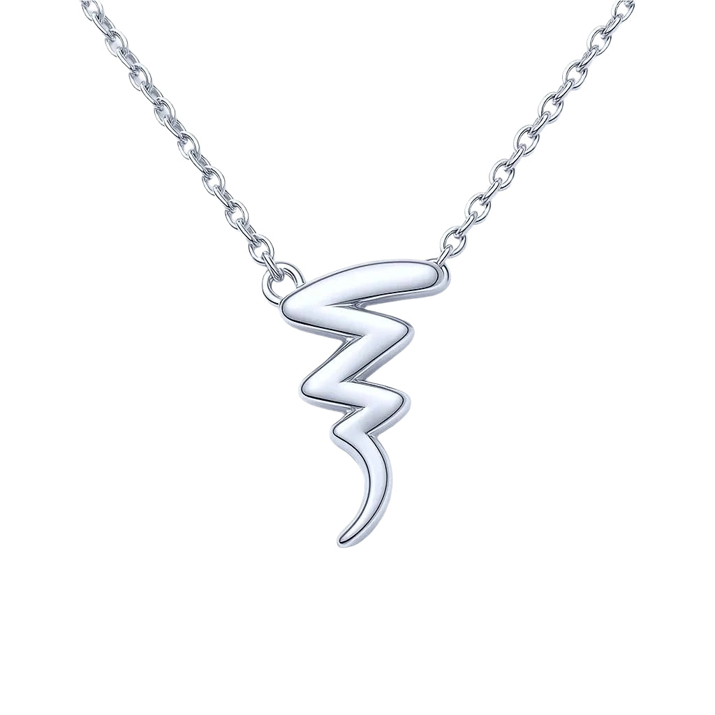 Elegant wave design necklace displayed creatively