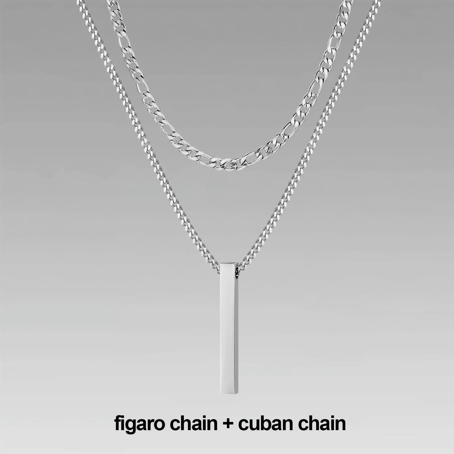 Vertical Bar Necklaces for Men