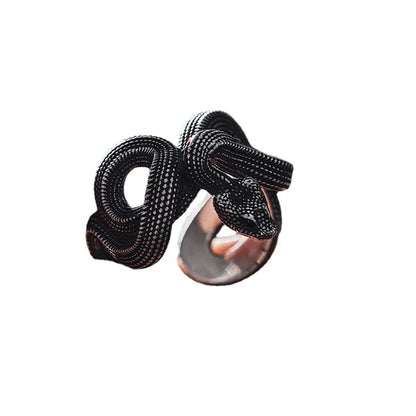 Ring vintage punk adjustable snake open ring