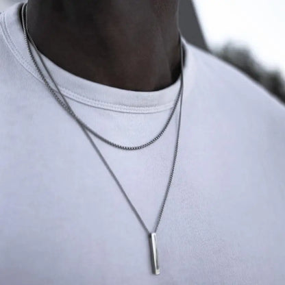 Vertical Bar Necklaces for Men