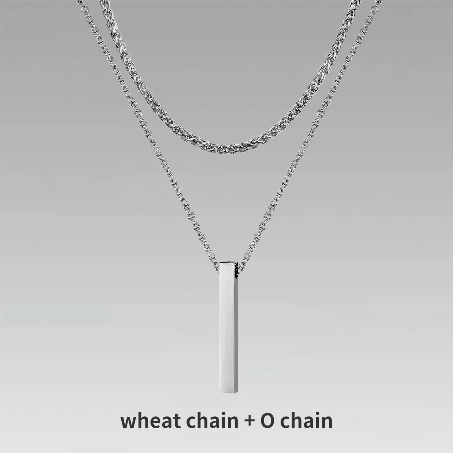 Vertical Bar Necklaces for Men