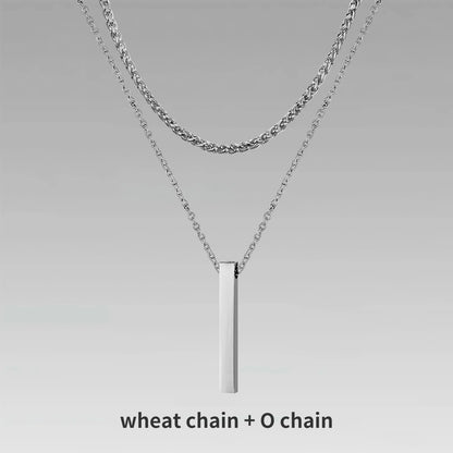 Vertical Bar Necklaces for Men