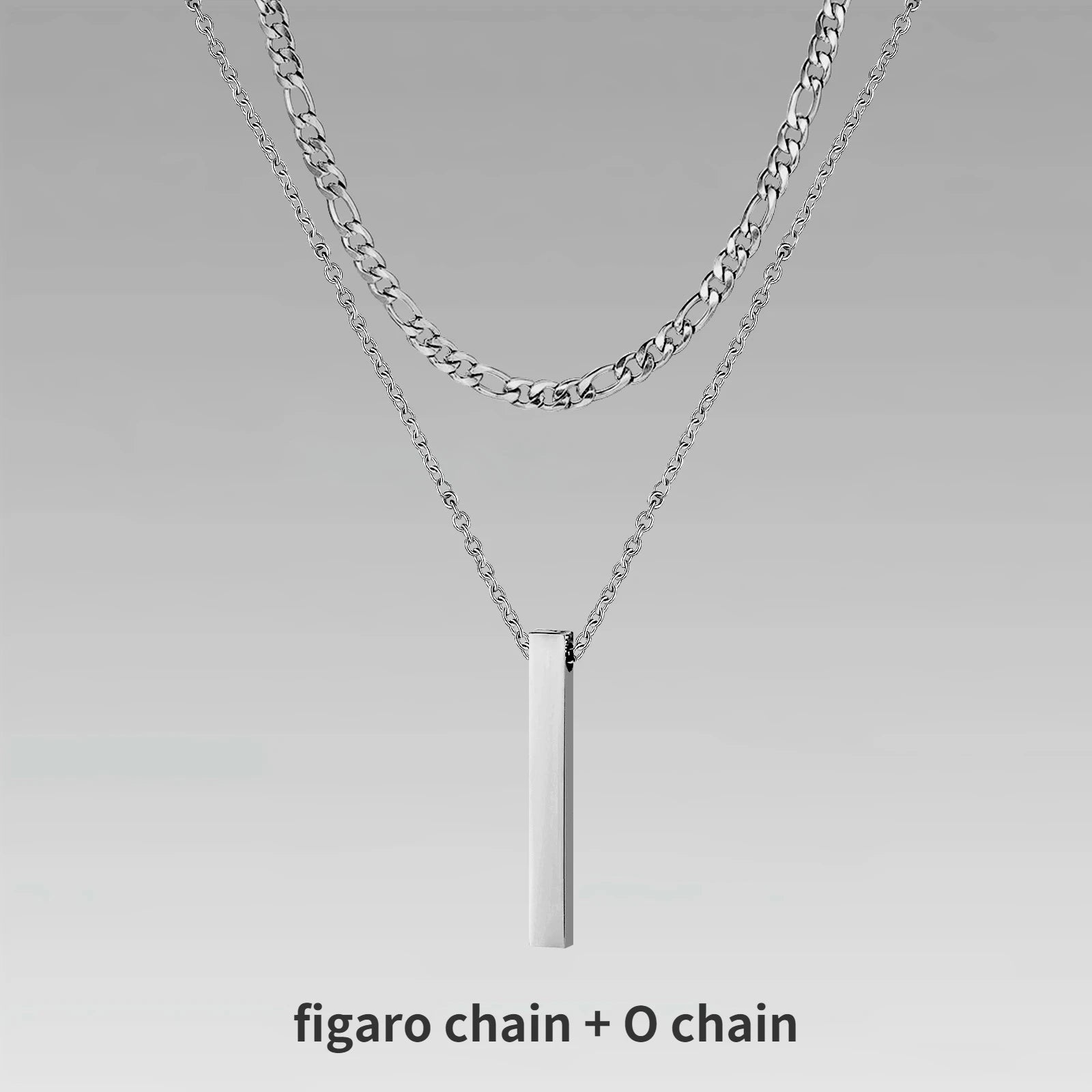 Vertical Bar Necklaces for Men.