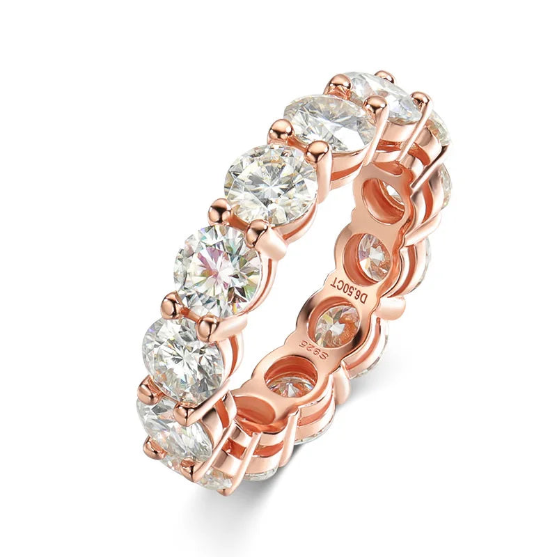 EternaGlow Moissanite Eternity Ring
