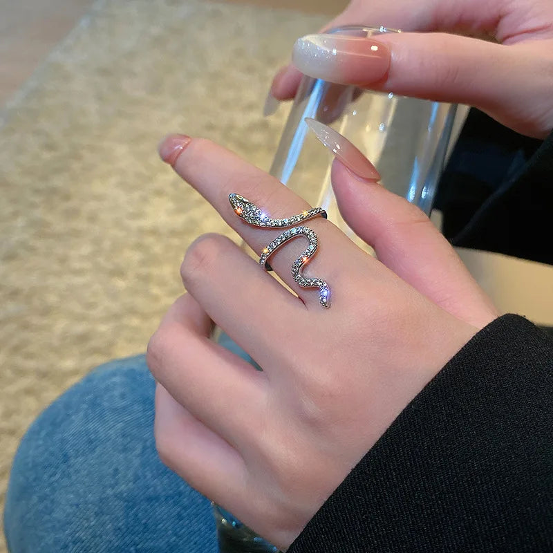 Open Snake Ring Adjustable Fashion