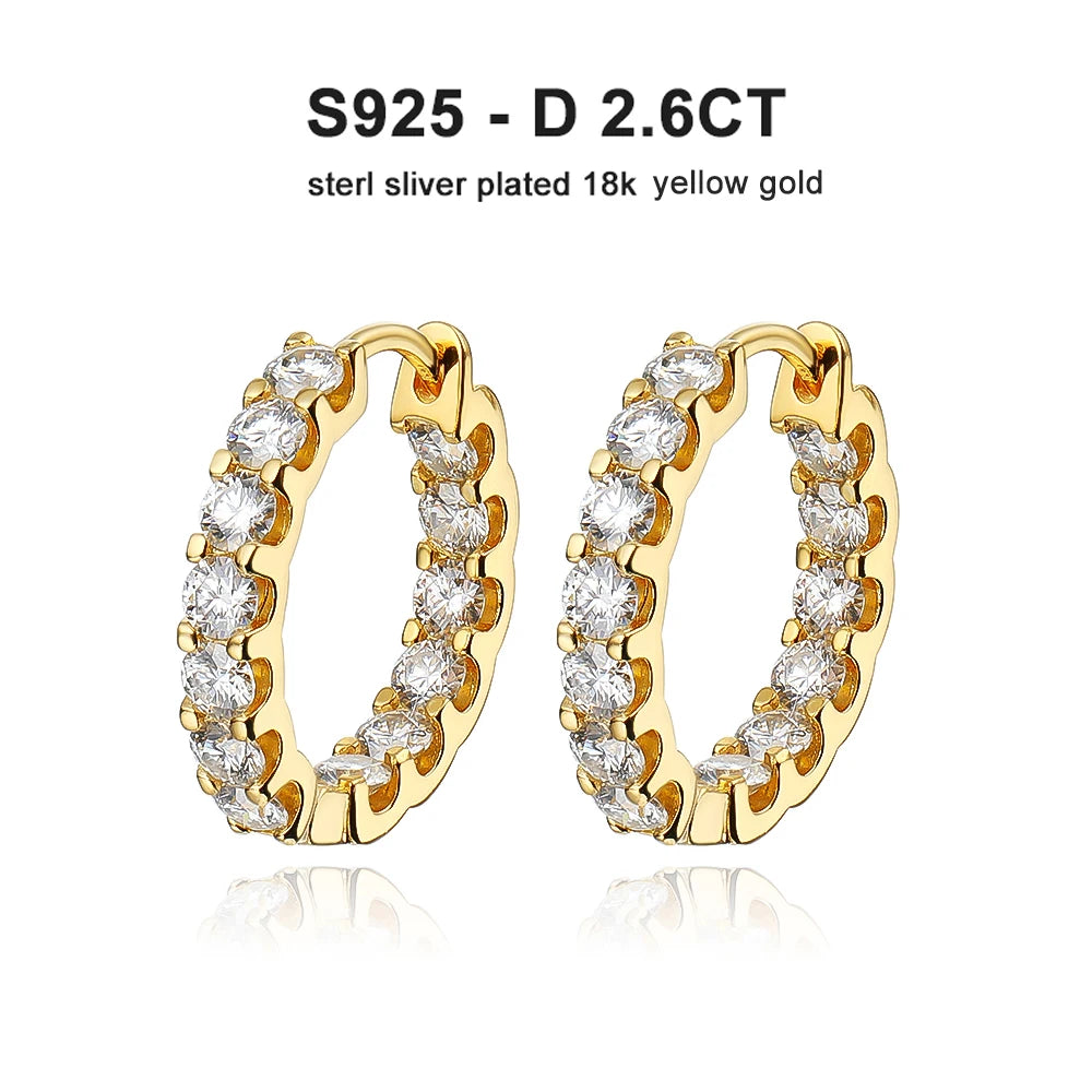 Moissanite earrings under soft lighting showing diamond-like brilliance