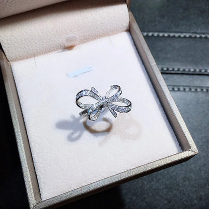 Bowknot Rings Statement Jewelry