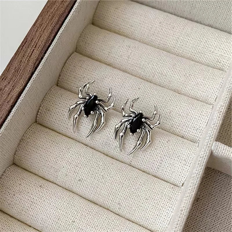 Retro Spider Stud Earring