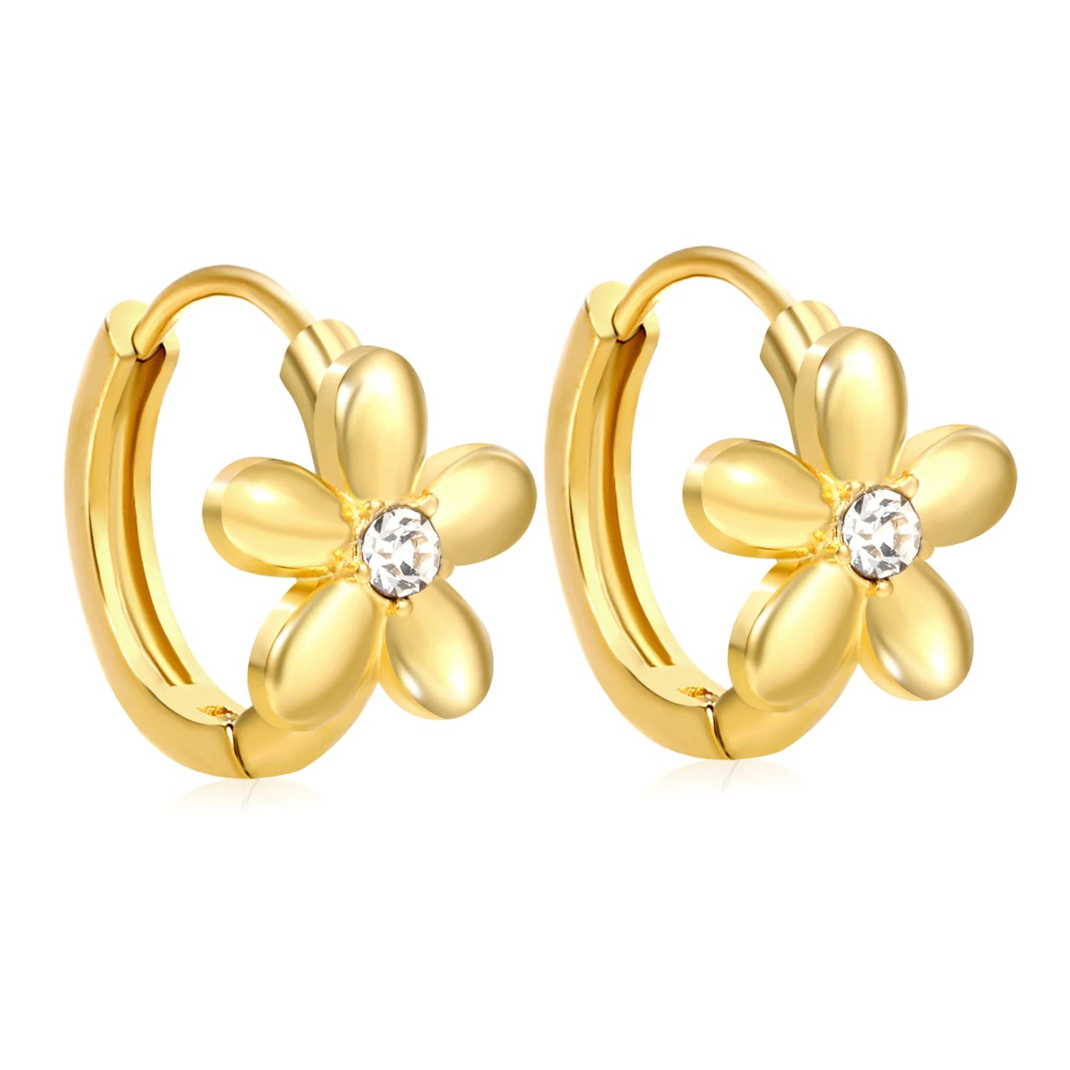 Daisy Crystal Mini Hoops