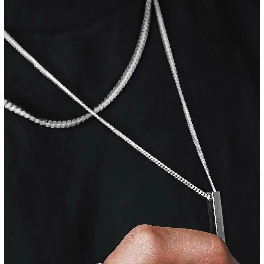 Vertical Bar Necklaces for Men