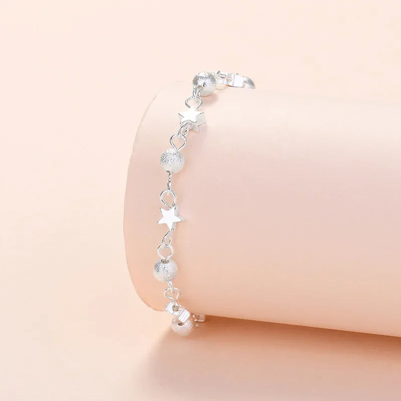 Trendy fashion stars bracelet with luxury fine jewelry design