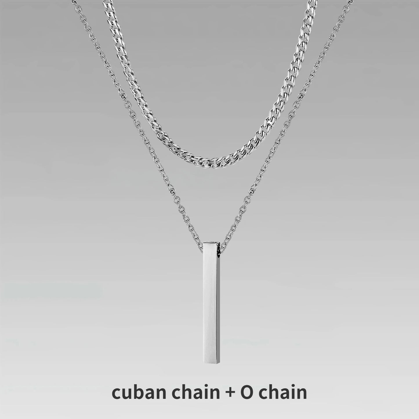 Vertical Bar Necklaces for Men