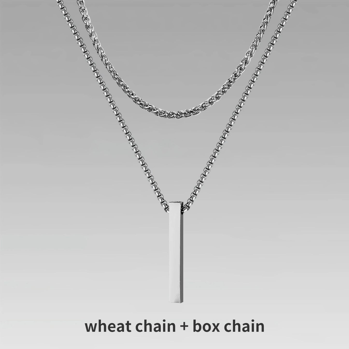 Vertical Bar Necklaces for Men