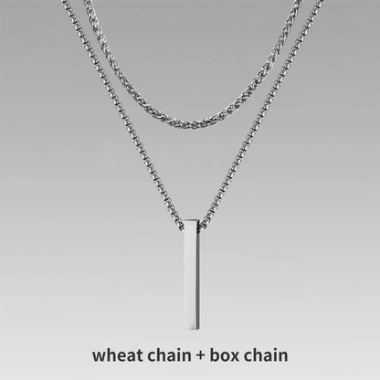 Vertical Bar Necklaces for Men