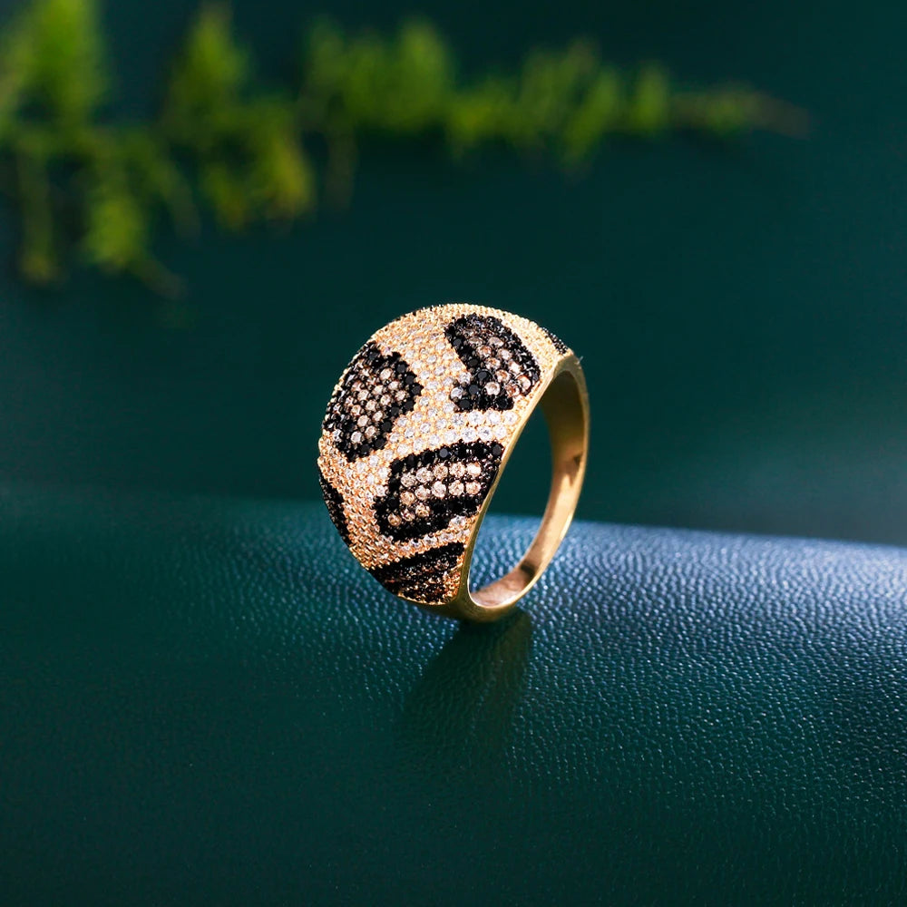 Leopard Print Rings.