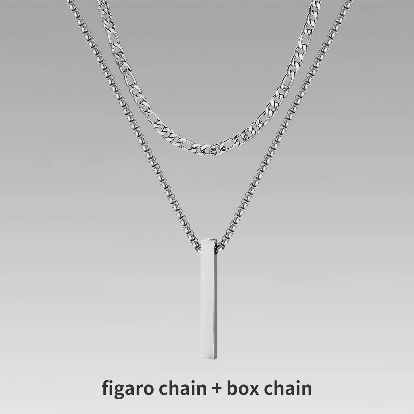 Vertical Bar Necklaces for Men