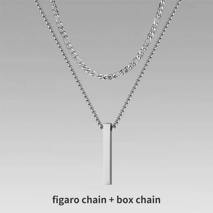 Vertical Bar Necklaces for Men