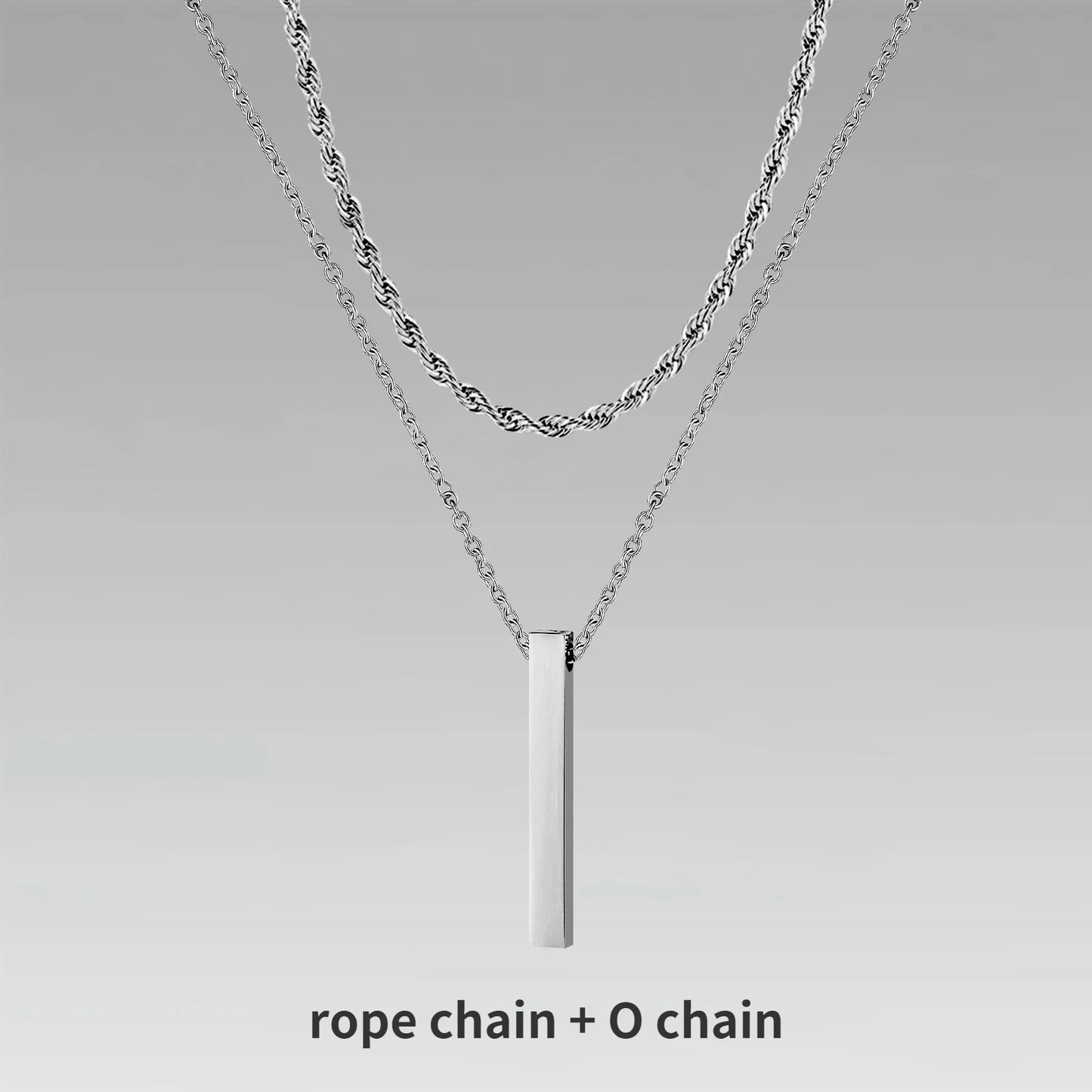 Vertical Bar Necklaces for Men