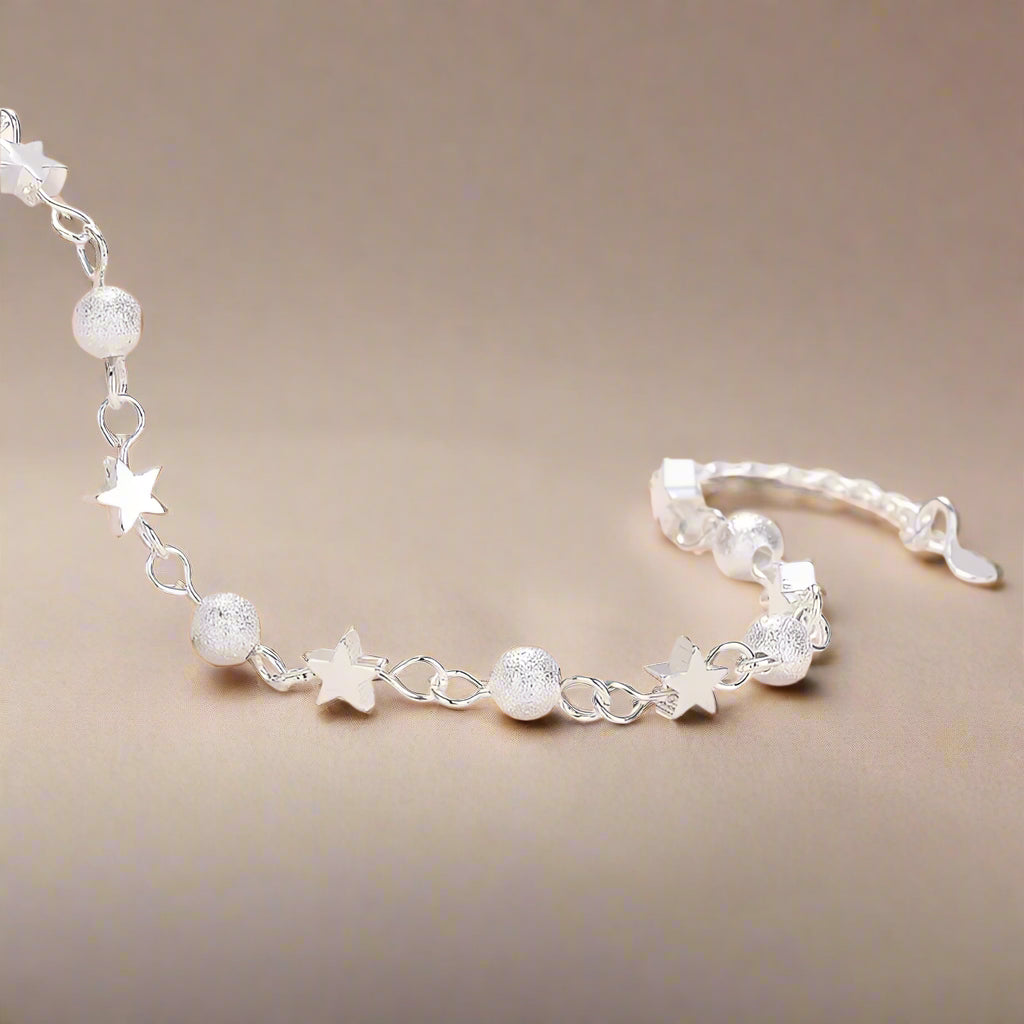 Trendy fashion stars bracelet with luxury fine jewelry design