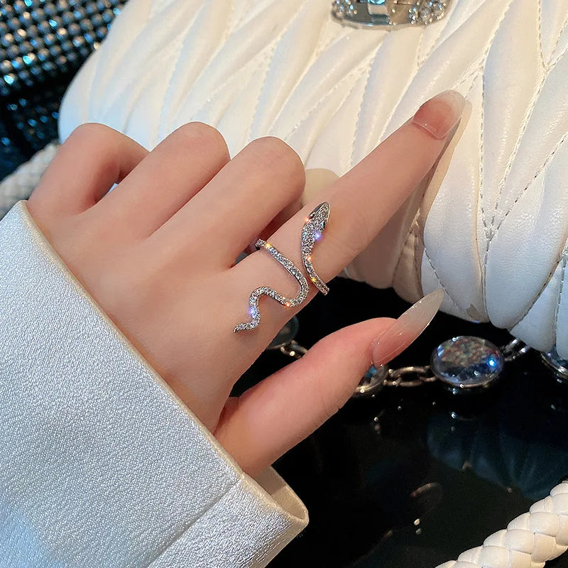 Open Snake Ring Adjustable Fashion